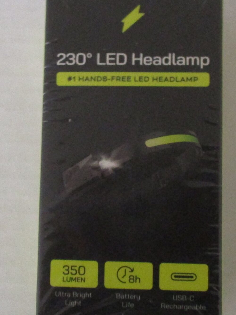 NEW IN BOX 230 DEGREE LED HEADLAMP